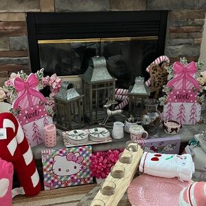 Pink Noel Christmas Decor by Unknown Brand